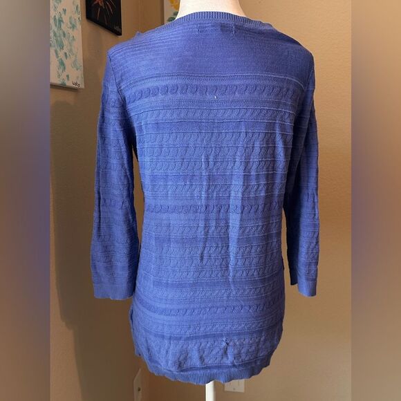 Banana Republic Blue Crew Neck Sweater - Picture 4 of 4